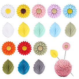 16 стильные силиконовые бусины, изготовление ожерелий и браслетов своими руками, лист/ромашка