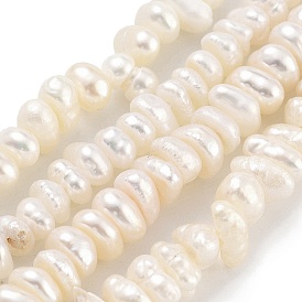 Natural Keshi Pearl Cultured Freshwater Pearl Beads Strands, Baroque Pearls, Nuggets