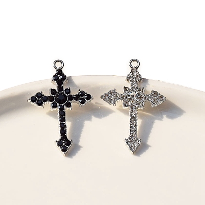 Подвески из цинкового сплава с микропаве из кубического циркония, крест прелести
