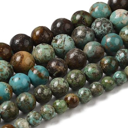 Natural Turquoise Beads Strands, Round