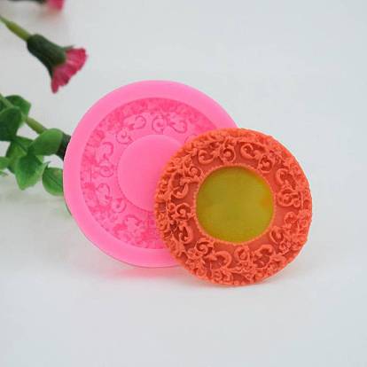 Kranz Design DIY Lebensmittelqualität Silikonformen, Fondantformen, für diy Tortendekoration, Schokolade, Süßigkeiten, UV-Harz & Epoxidharz Schmuckherstellung, 57x11 mm