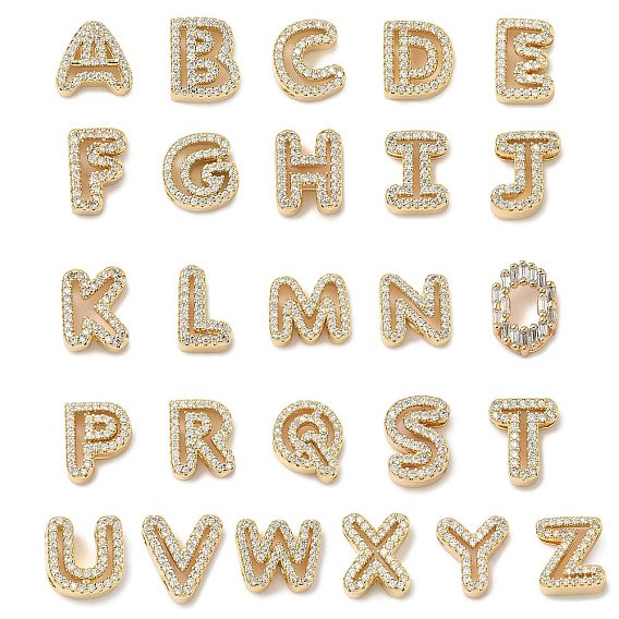 Латунные микро-паве прозрачные кубические цирконии начальные многорядные звенья, реальный 18 k позолоченный, без кадмия и без свинца, долговечный, стойки покрытие