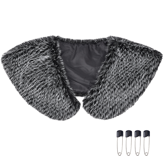 Воротники из акриловых волокон и искусственной шерсти