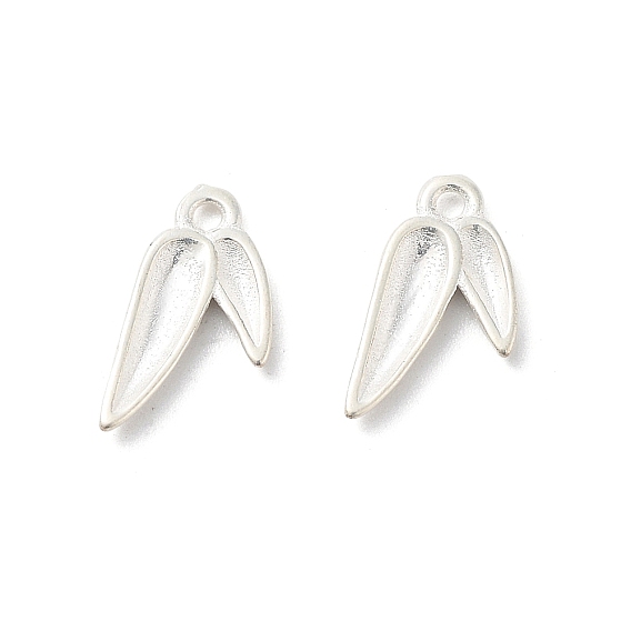 925 Sterling Silver Leaf Charms