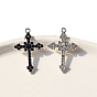 Подвески из цинкового сплава с микропаве из кубического циркония, крест прелести