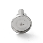 Flat Round 304 Stainless Steel Cuffinks