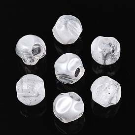 Прозрачные акриловые и блестящие бусины, самородки