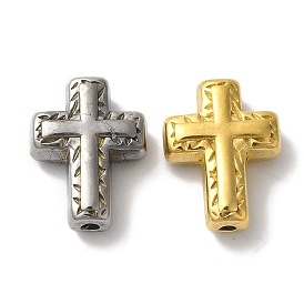 304 Stainless Steel Beads, Cross