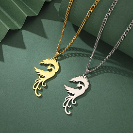 201 ожерелья с подвеской из нержавеющей стали в виде феникса