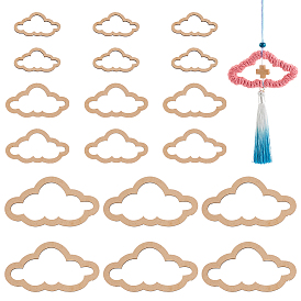 Днища деревянных корзин, основание корзины крючком, для вязальных принадлежностей, капля/плоская круглая/сердце/луна/звезда/облако