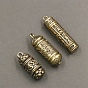Openable Brass Pendants, Column with Six-Character Mantra Charm