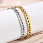 304 Stainless Steel Hinged Cuff Bangles, Oval