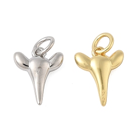 Латунные подвески, подвески из акульих зубов, с целью перехода в кольце, долговечный, без свинца и без кадмия