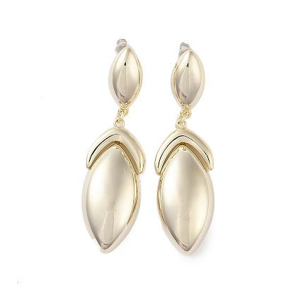 Brass Pendants Stud Earrings, Horse Eye