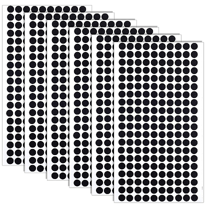 6 листы пенопласта EVA наклейки, плоско-круглые