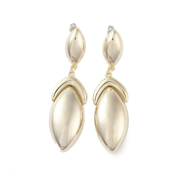 Brass Pendants Stud Earrings, Horse Eye