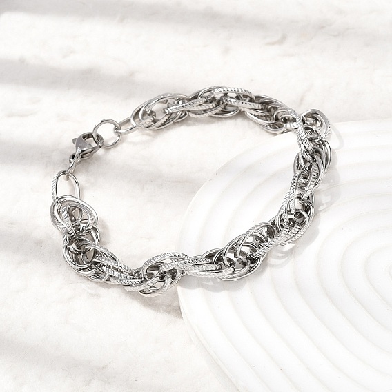 201 мужские браслеты-цепочки из нержавеющей стали