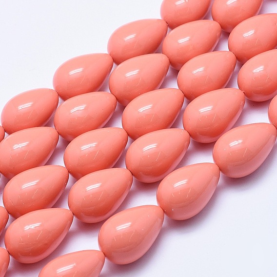 Гальваническая оболочка жемчужные бусы пряди, капля