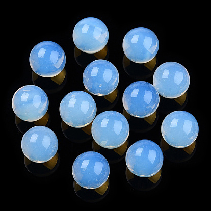 Round Opalite Beads, No Hole/Undrilled