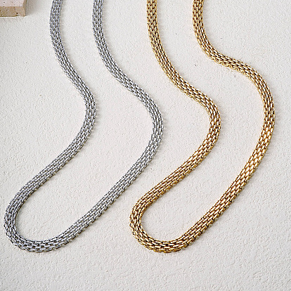 6мм 304 ожерелья из нержавеющей стали, модные хип-хоп модные индивидуальные ожерелья