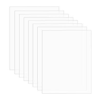 Transparent Acrylic for Picture Frame, Rectangle