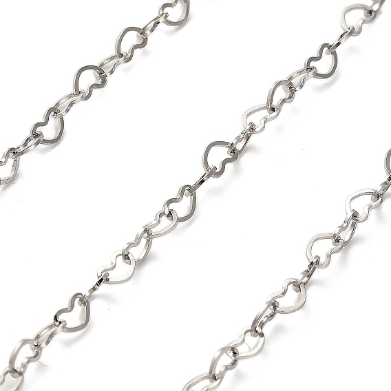 304 ссылка цепи из нержавеющей стали сердце, пайки