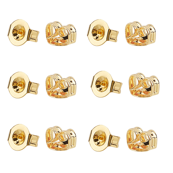 304 Stainless Steel Ear Nuts, Butterfly Earring Backs for Post Earrings