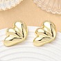Brass Stud Earrings for Women, Fan