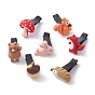 Resin Car Air Vent Clips, Animal Automotive Interior Trim, with Magnetic Ferromanganese Iron & Plastic Clip