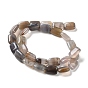 Natural Agate Beads Strands, Rectangle