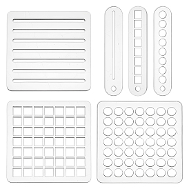 6 шт. 6 стили акриловый шаблон для рисования