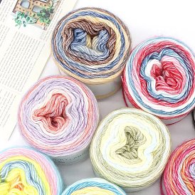Fil de laine chenille, fils à tricoter à la main en coton velours, pour bébé chandail écharpe tissu couture artisanat