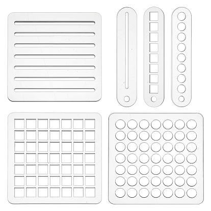 6 шт. 6 стили акриловый шаблон для рисования