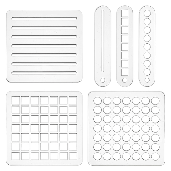 6 шт. 6 стили акриловый шаблон для рисования