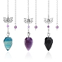 Биолокационные маятники с наконечником из драгоценных камней, тердроп