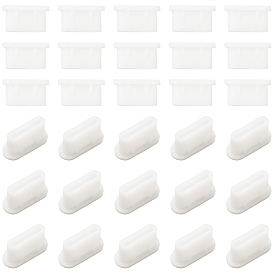 50шт. силиконовые мобильные пылезащитные заглушки, овальные