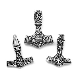 Викинг 304 подвески из нержавеющей стали, Мьёльнир, амулет молота Тора