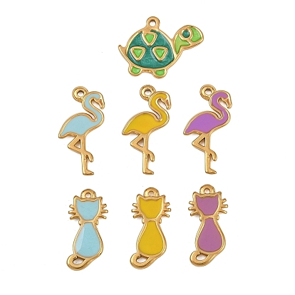 304 нержавеющей стальной эмали подвески, золотые