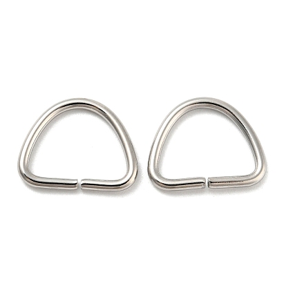 304 Stainless Steel D Rings, Buckle Clasps, For Webbing, Strapping Bags, Garment Accessories