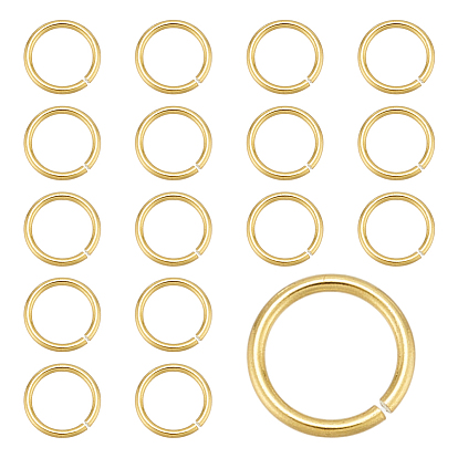 20 шт. 925 открытые кольца из стерлингового серебра, круглые кольца