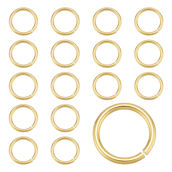 20 шт. 925 открытые кольца из стерлингового серебра, круглые кольца