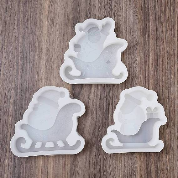 Силиконовые формы для свечей своими руками, для изготовления свечей, Дед Мороз