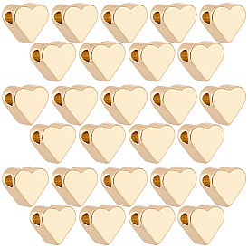 30 латунные бусины шт., сердце