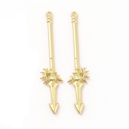 Стойки обшивки сплава большие кулоны, без кадмия, без никеля и без свинца, копье очарование