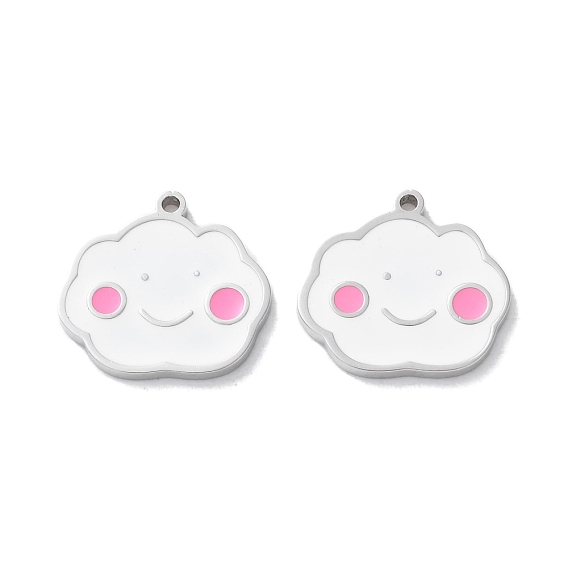 304 прелести нержавеющей стали, с эмалью, облачное очарование