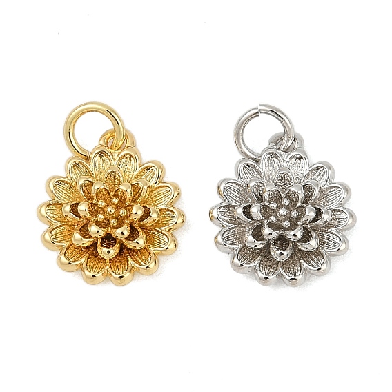 Латунь прелести, цветок, с целью перехода в кольце, без кадмия и без свинца, стойки покрытие, долговечный