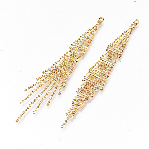 Латунь кисточкой большие кулоны, без никеля 