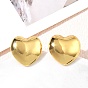 304 Stainless Steel Stud Earrings for Women, Heart