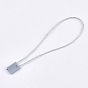 Polyester Cord with Seal Tag, Plastic Hang Tag Fasteners