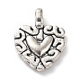 Tibetan Style Alloy Pendants, Heart